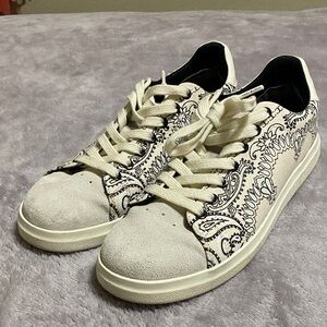 Tory Burch Black and White Sneakers